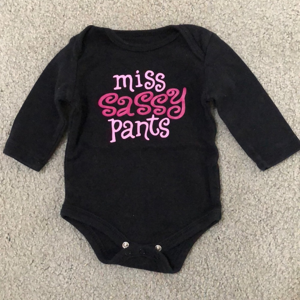 Baby Girl 3m Long Sleeve Onesie Bodysuit